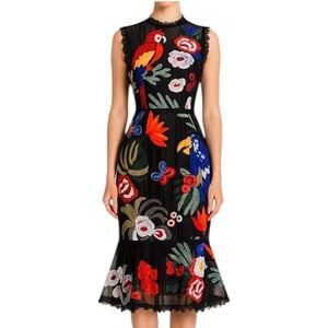 Colorful Tropical Dress Medium The Dilaka